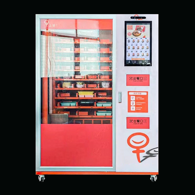 Automat do żywności i napojów Szafka na żywność z płatkami na gorąco Automat
