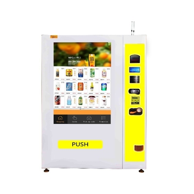 Automatyczny automat do napojów z przekąskami Automat do sprzedaży kart z naklejką cytrynową